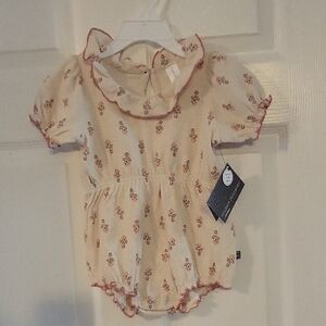 Floral Cream Kids Casual Dress